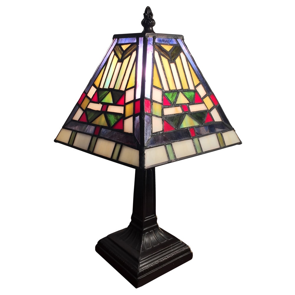 Alaina 1 Light Tiffany Style 7.5 Inch Table Lamp