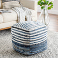 Albano Hand Woven Cotton Pouf