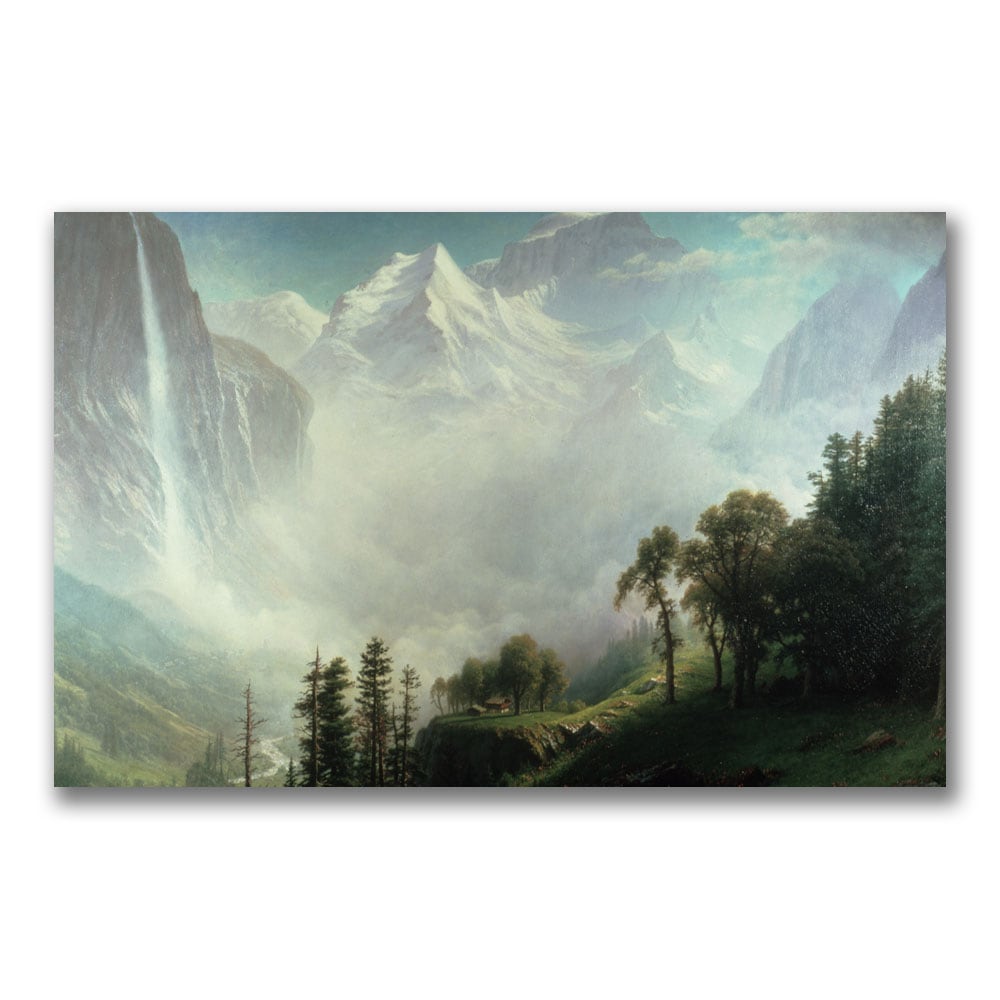 Albert Bierstadt Majesty Of The Mountains Canvas Art