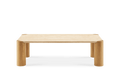Albie Travertine Rectangular Coffee Table