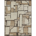 Alcama Hand Knotted New Zealand Wool Beige Ivory Brown Area Rug