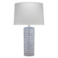 Alden D Cor Elouise Ceramic Table Lamp Blue