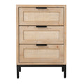 Alden D Cor Reed 3 Drawer Side Table
