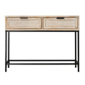Alden D Cor Reed Console Table