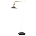 Alden D Cor Mid Century Modern Floor Lamp Antique Brass
