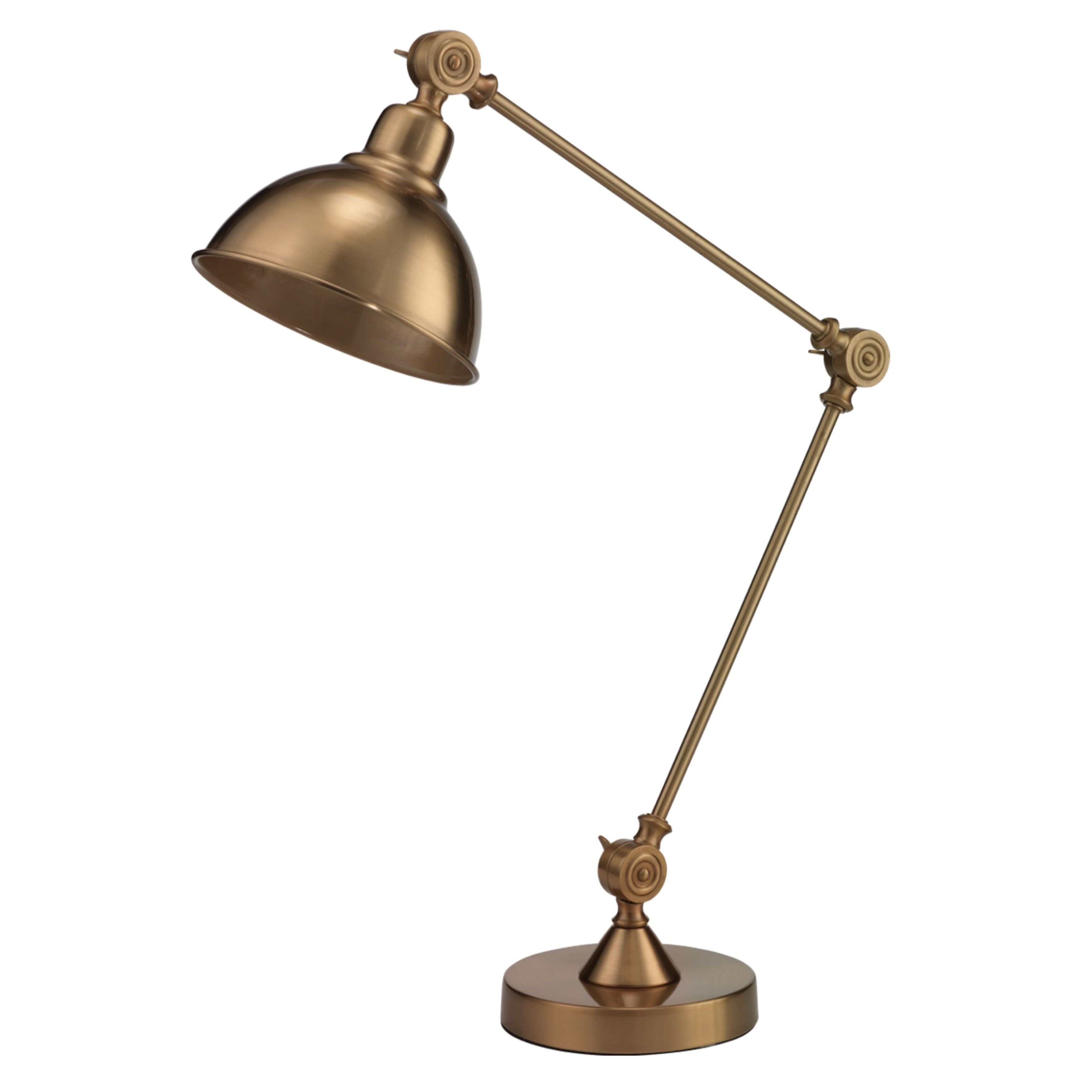Alden D Cor Metal Brass Table Lamp