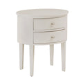 Aldine 2 Drawer Oval Accent Table By Inspire Q Bold
