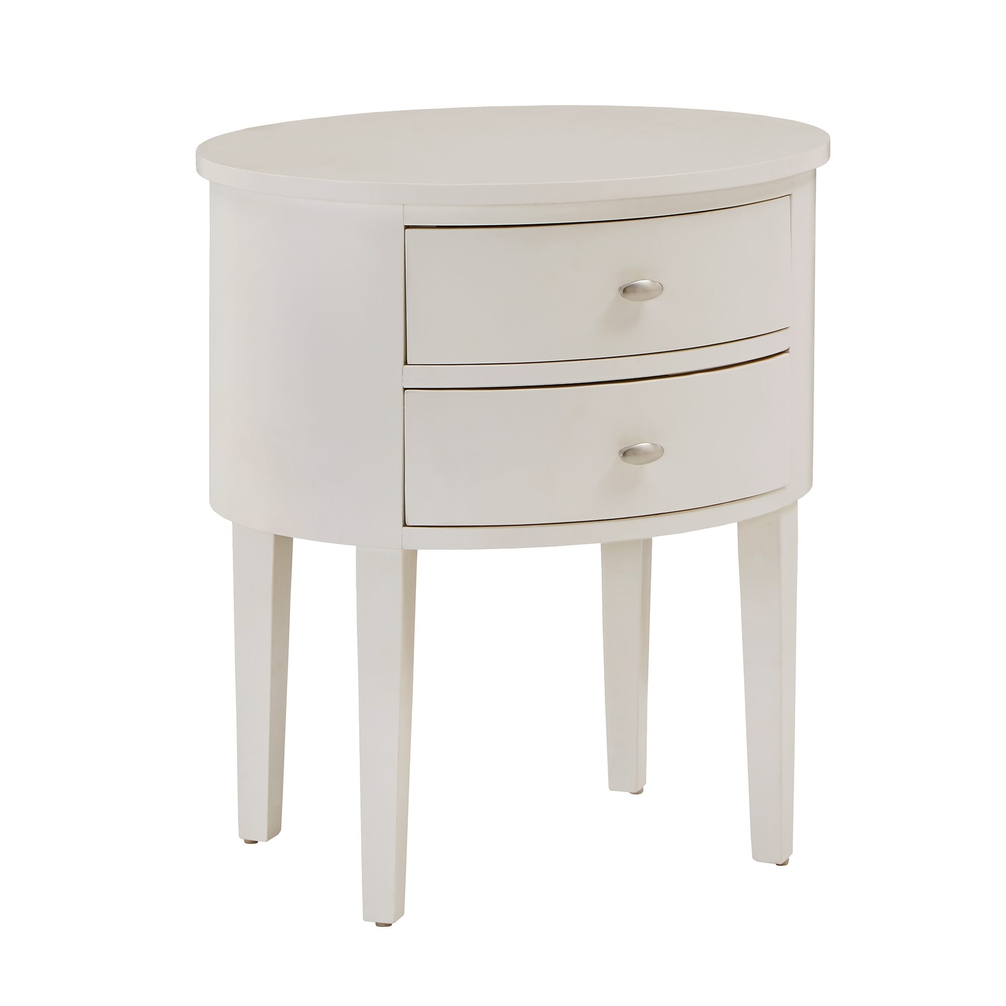 Aldine 2 Drawer Oval Accent Table By Inspire Q Bold