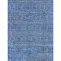Aldridge Hand Knotted Wool Bamboo Silk Blue Ivory Area Rug 8 X 10