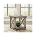 Aldwin End Table Gray