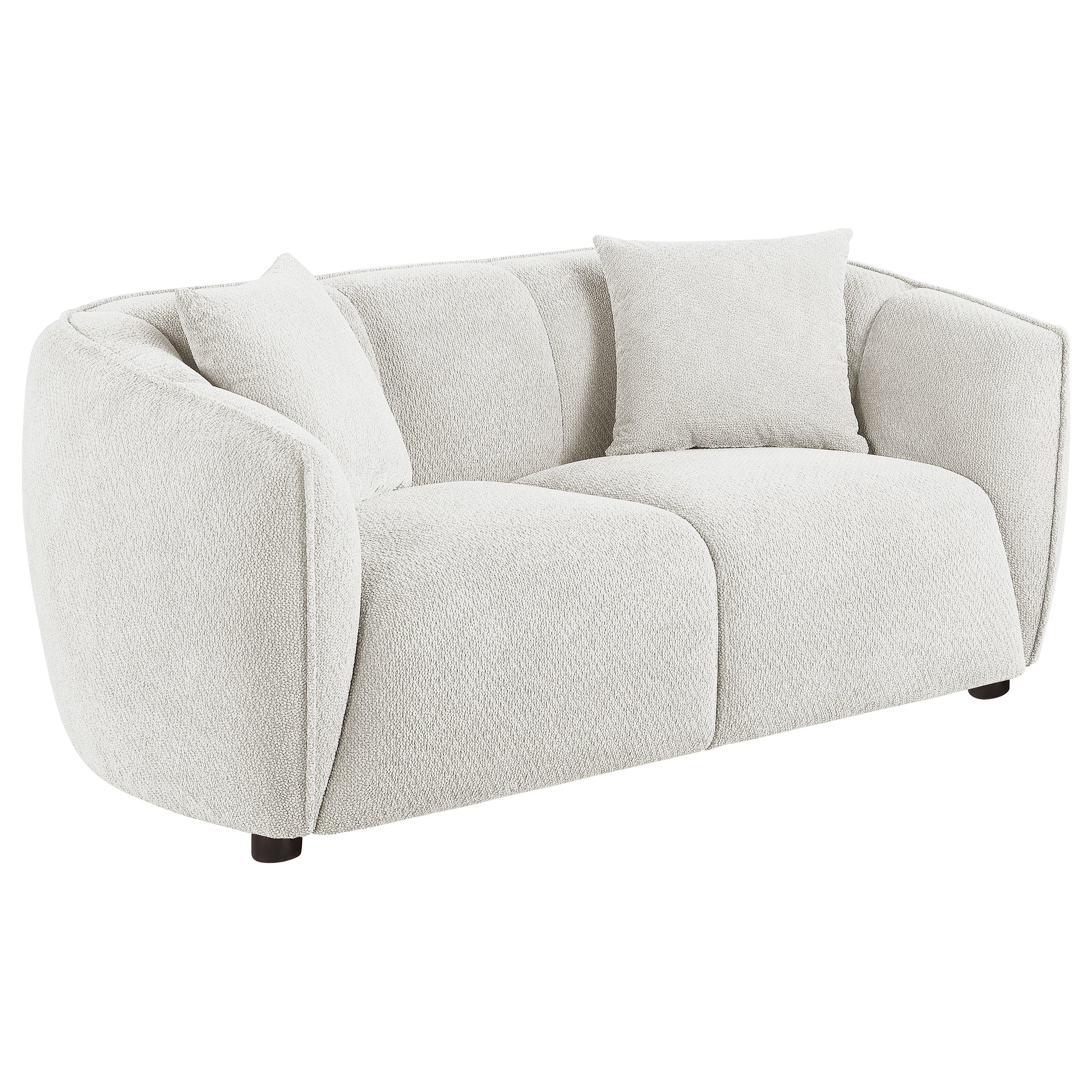 Aleisha Chenille Upholstered Loveseat Mustard Yellow