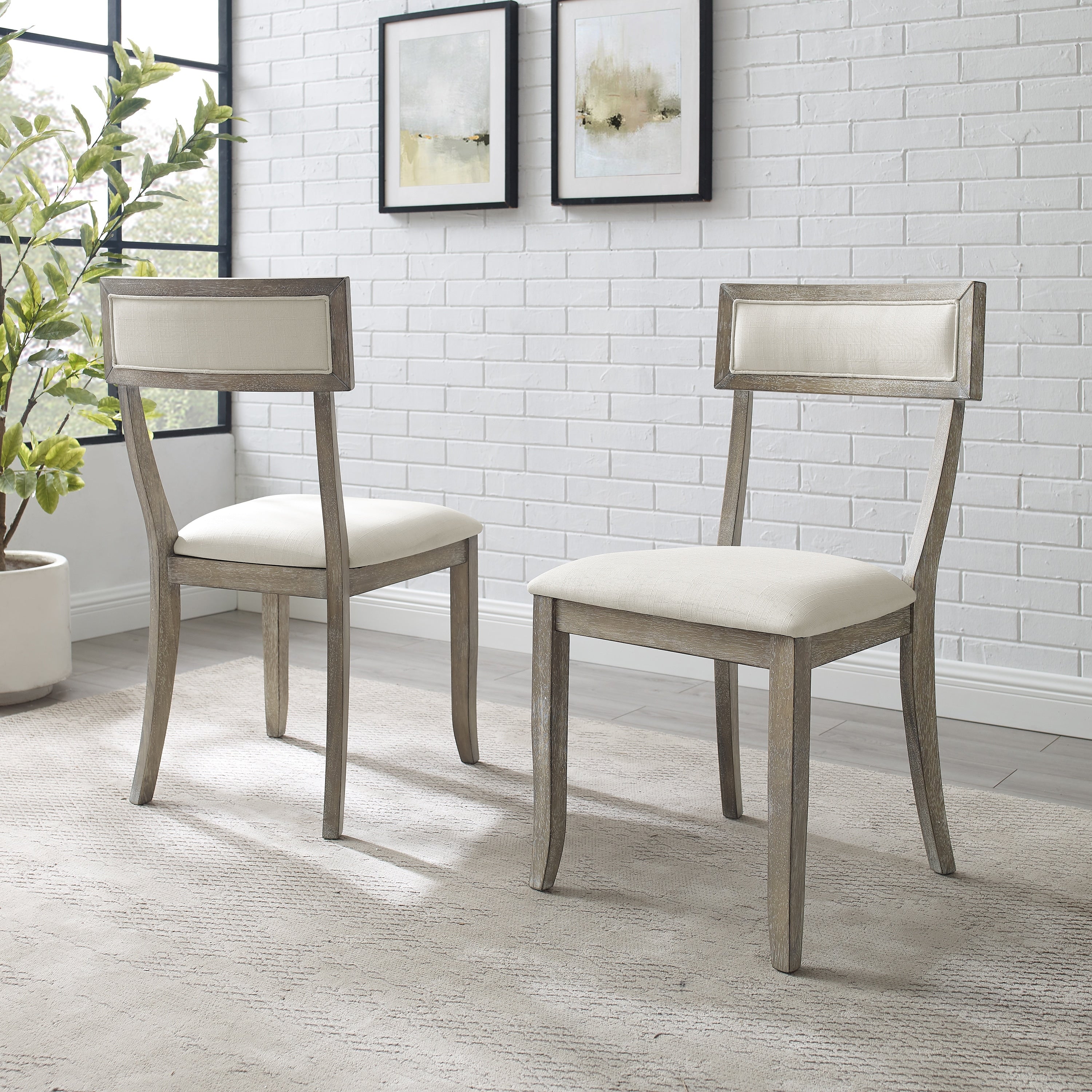 Alessia 2Pc Dining Chair Set 19.13 W X 22 D X 35.5 H