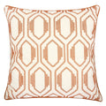Alexa Embroidery Cotton 20 Square Decorative Throw Pillow