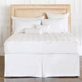 Alexander Comforts Beverly Natural Cotton Mattress Pad White