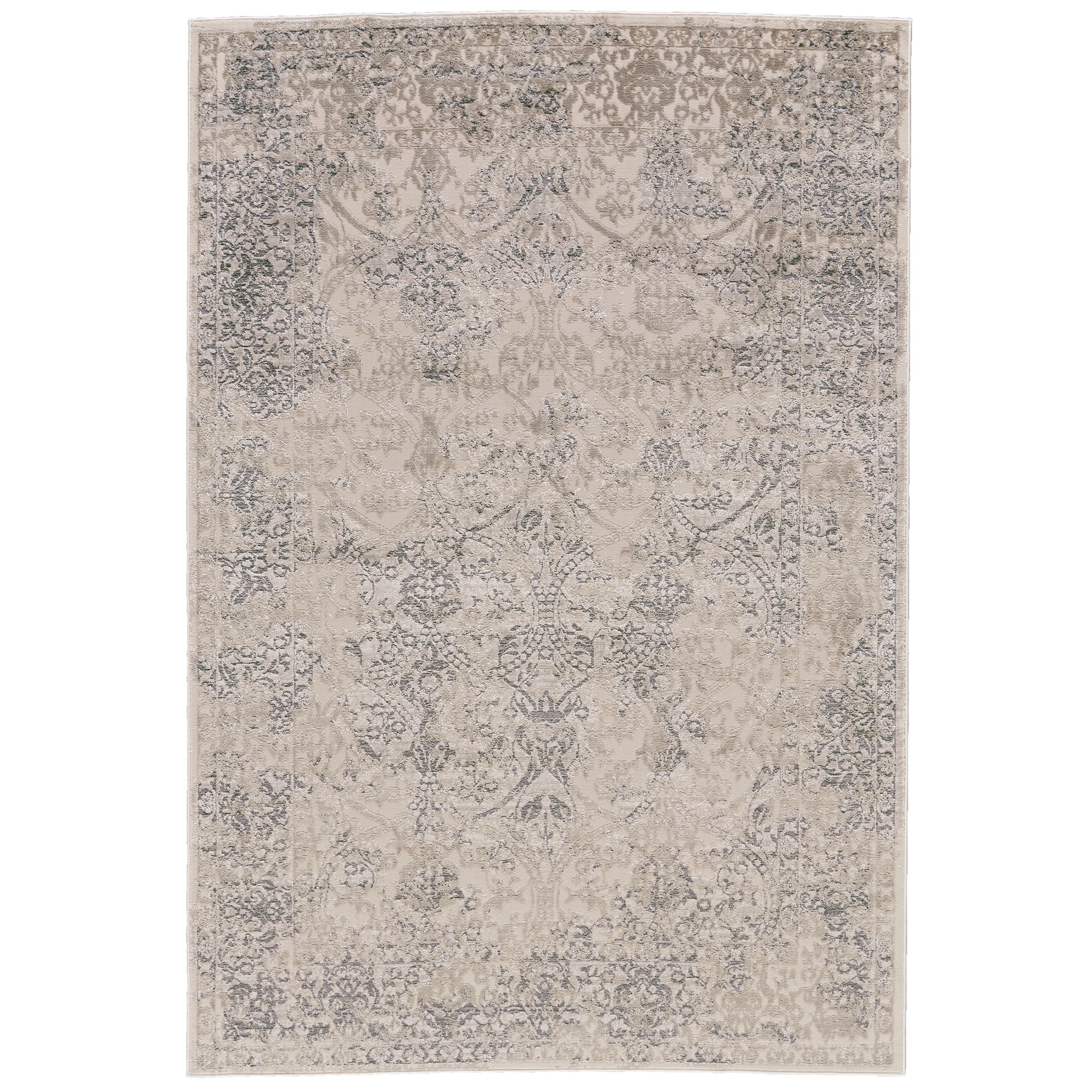 Grand Bazaar Alexander Light Gray Area Rug 10 X 132