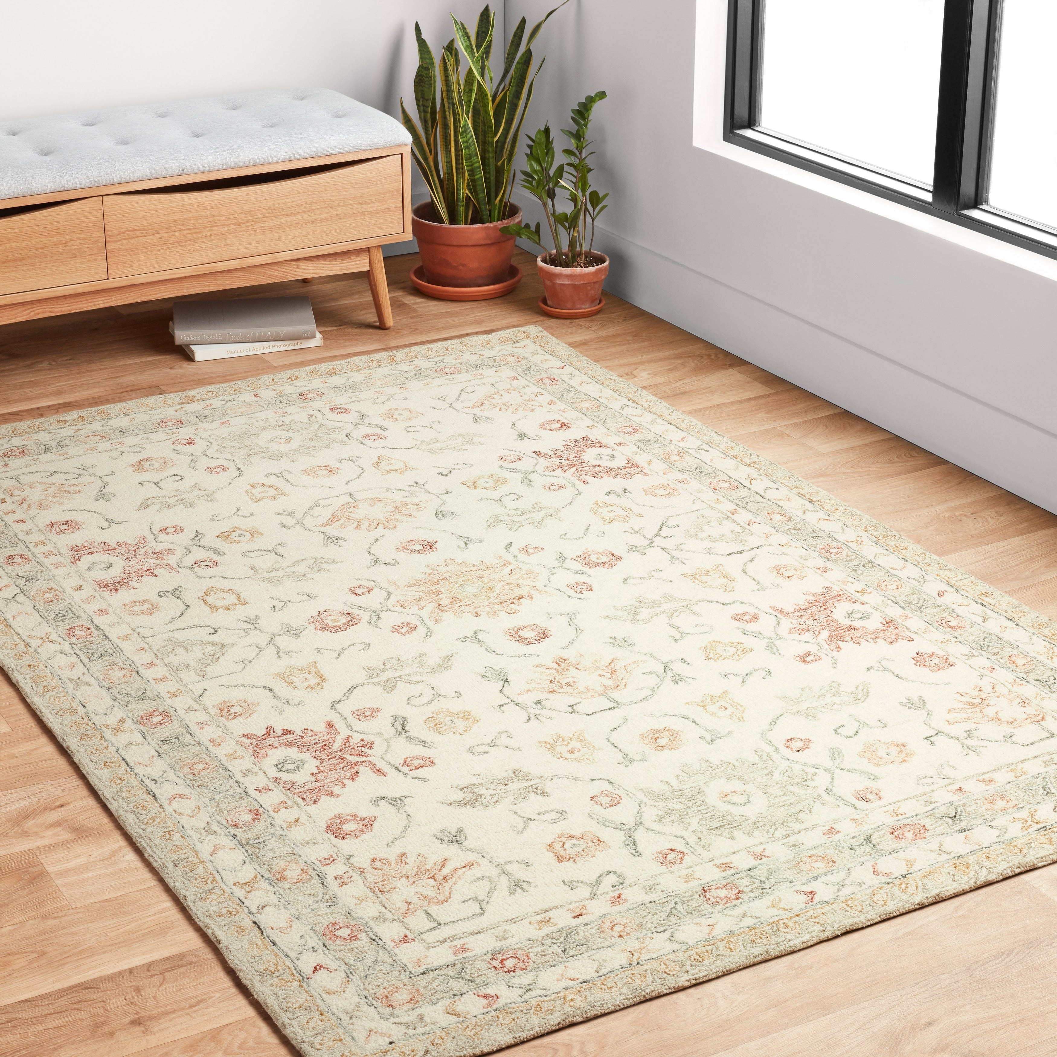 Alexander Home Annabelle Sunrise Hand Hooked Traditional Wool Rug