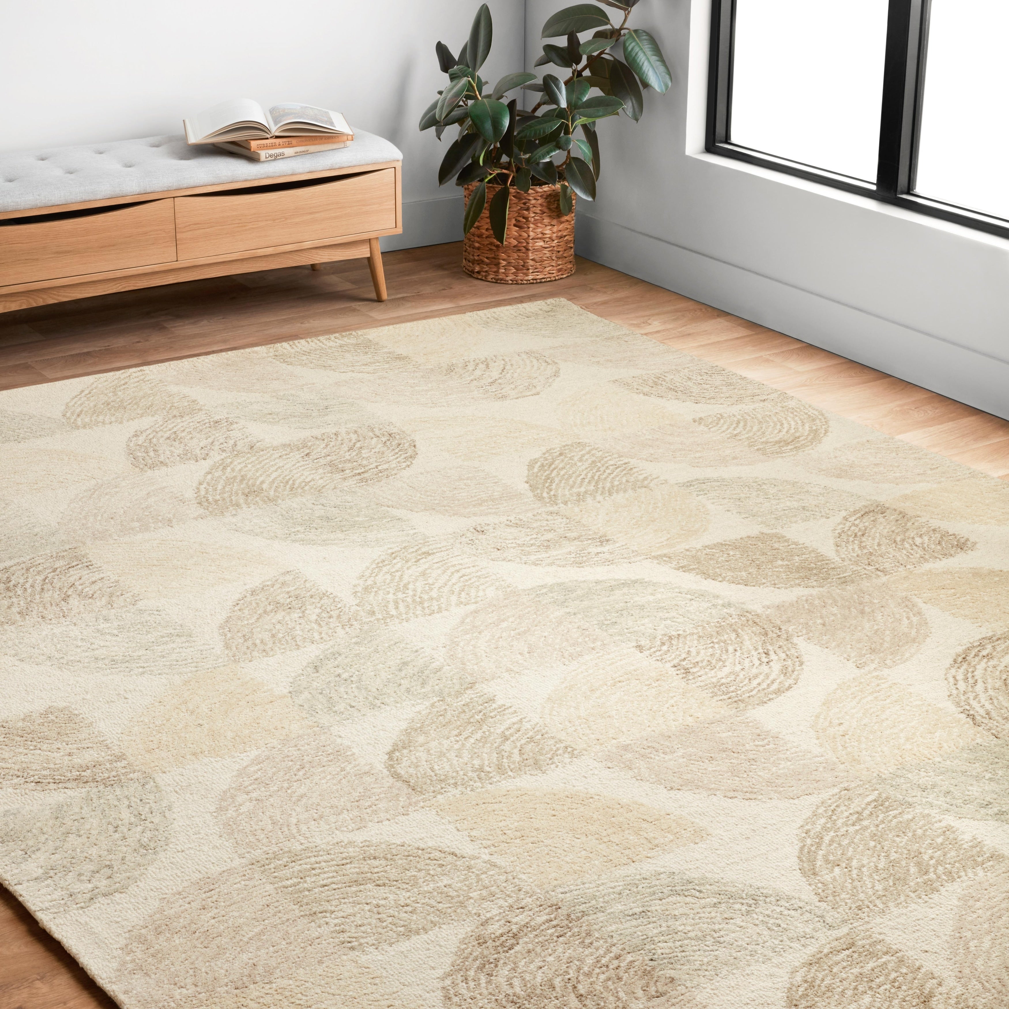Alexander Home Aubrey Mid Centruy Modern Geometric Area Rug