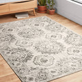 Alexander Home Bellegio Sun Motif Distressed Traditional Rug
