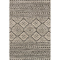 Brently Graphite Ivory Geometric Rug 77 X 106 77 X 106