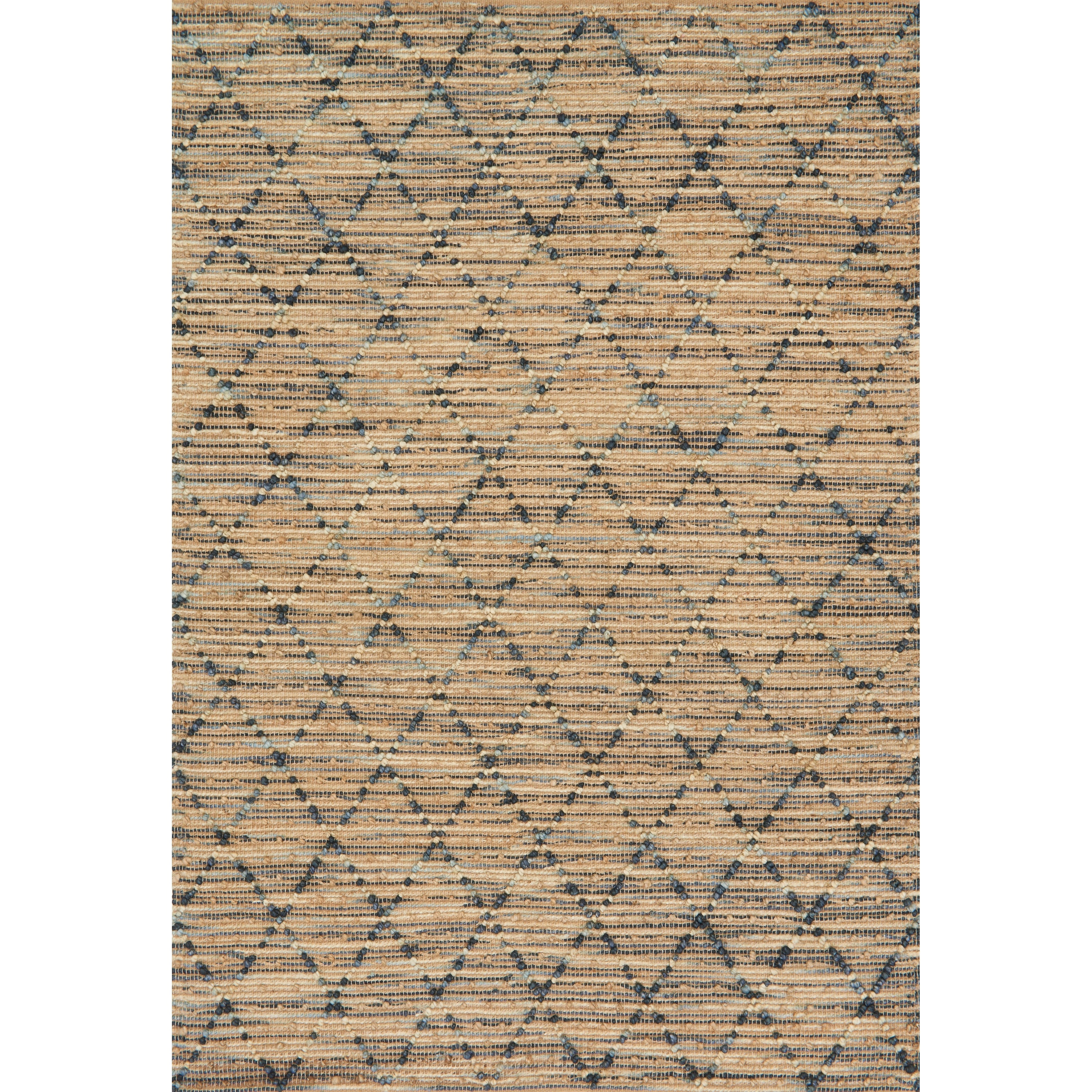 Alexander Home Ember Farmhouse Diamond Hand Woven Jute Rug
