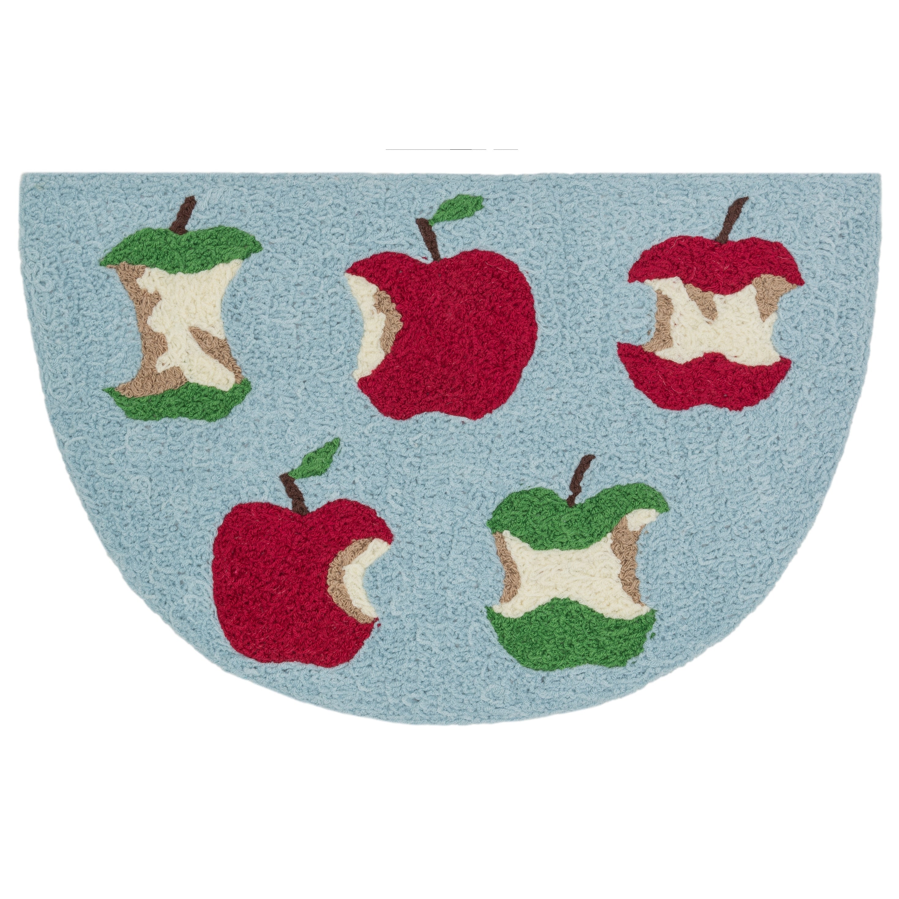 Hand Hooked Marcy Red Green Apple Rug 19 X 29 19 X 29