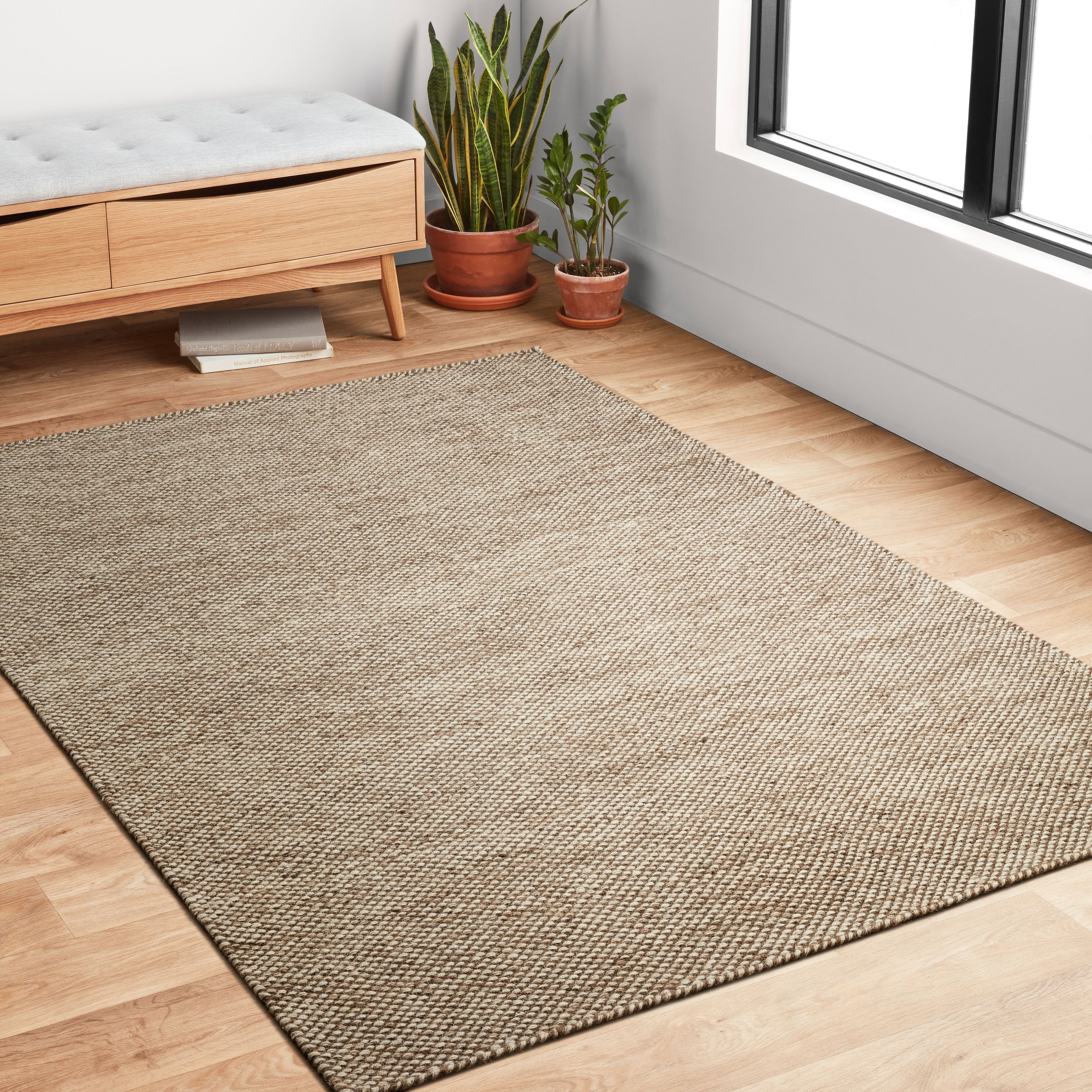 Hand Woven Cape Cod Wool Cotton Rug 710 X 11