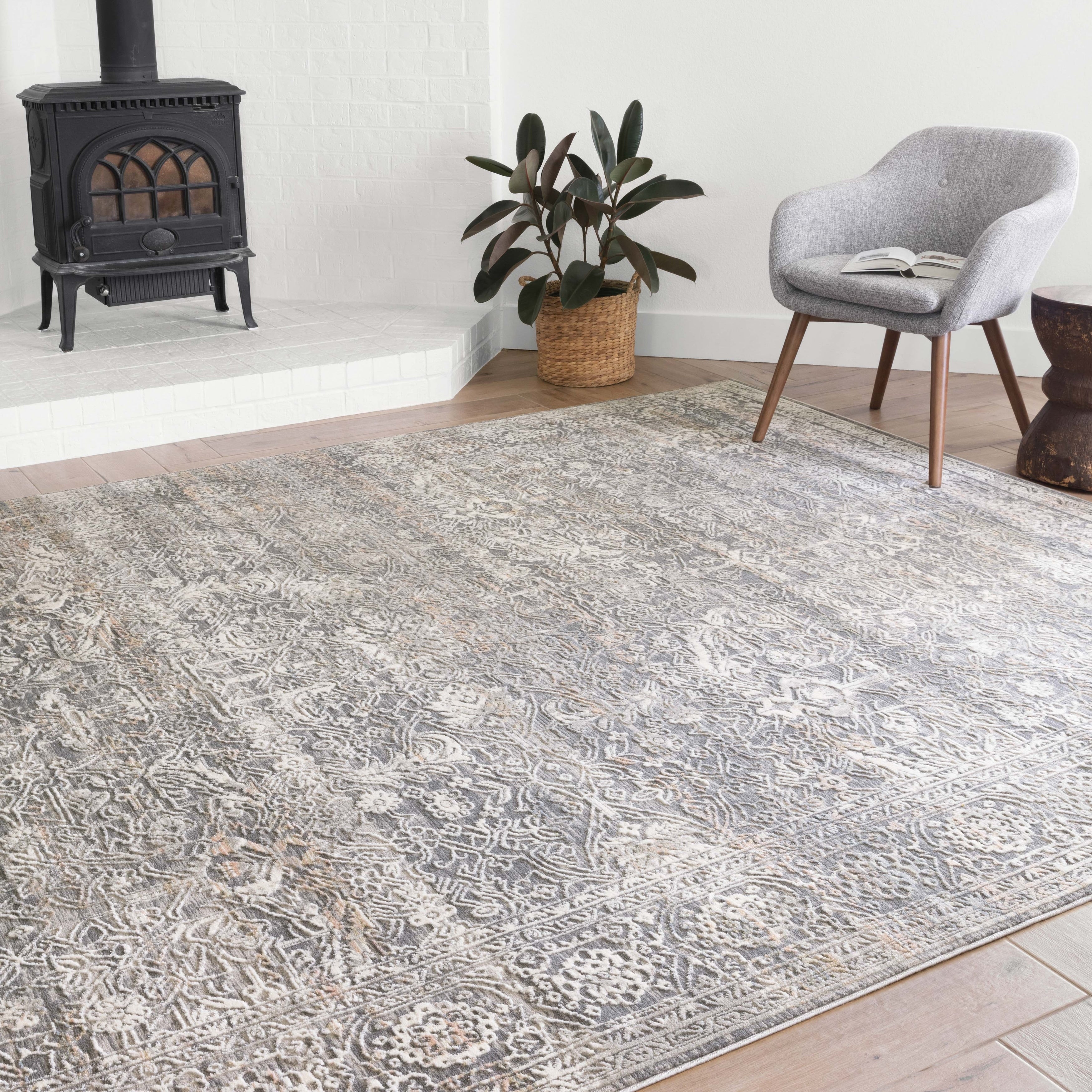 Alexander Home Heather Power Loomed Area Rug