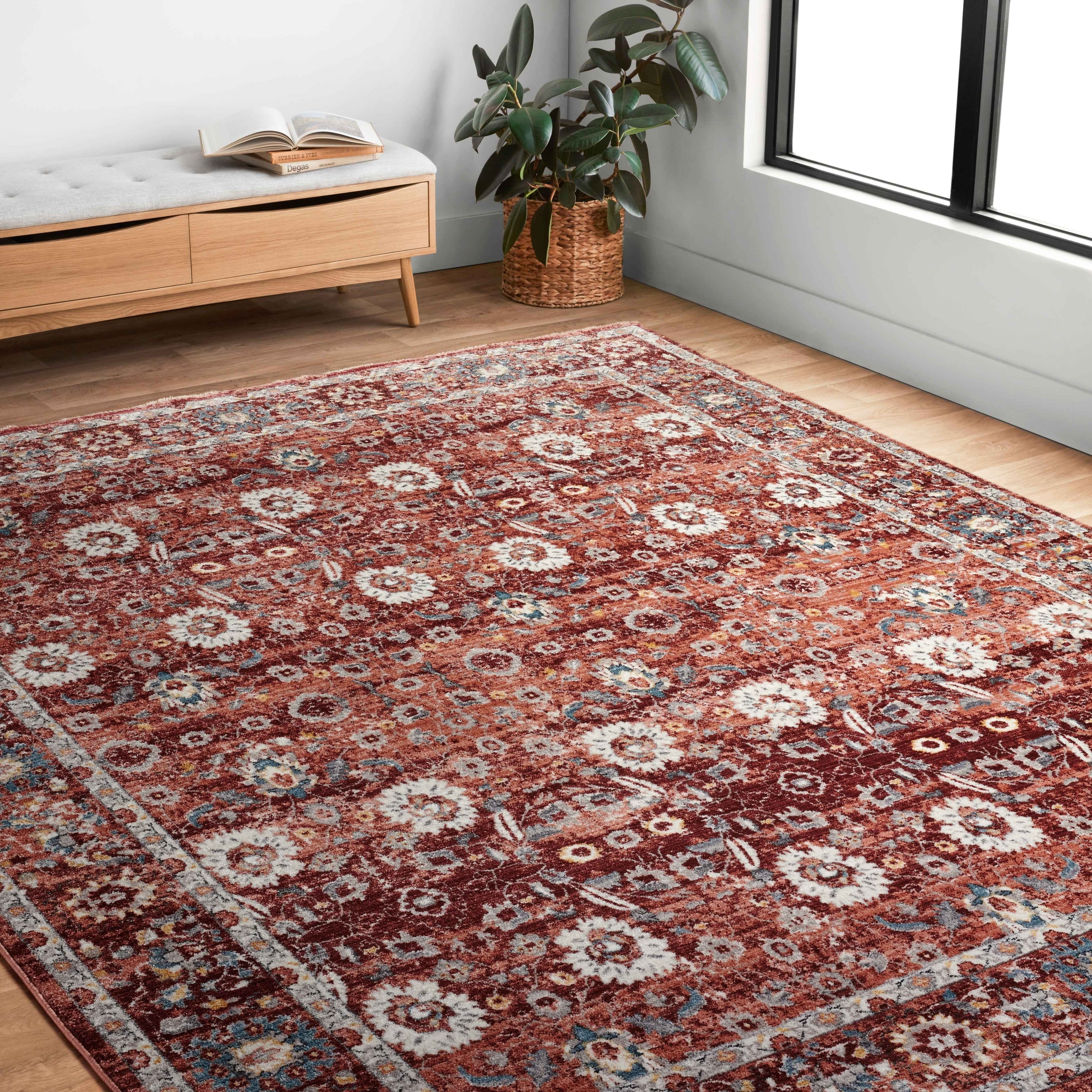 Alexander Home Hondo Boho Floral And Botanical Area Rug
