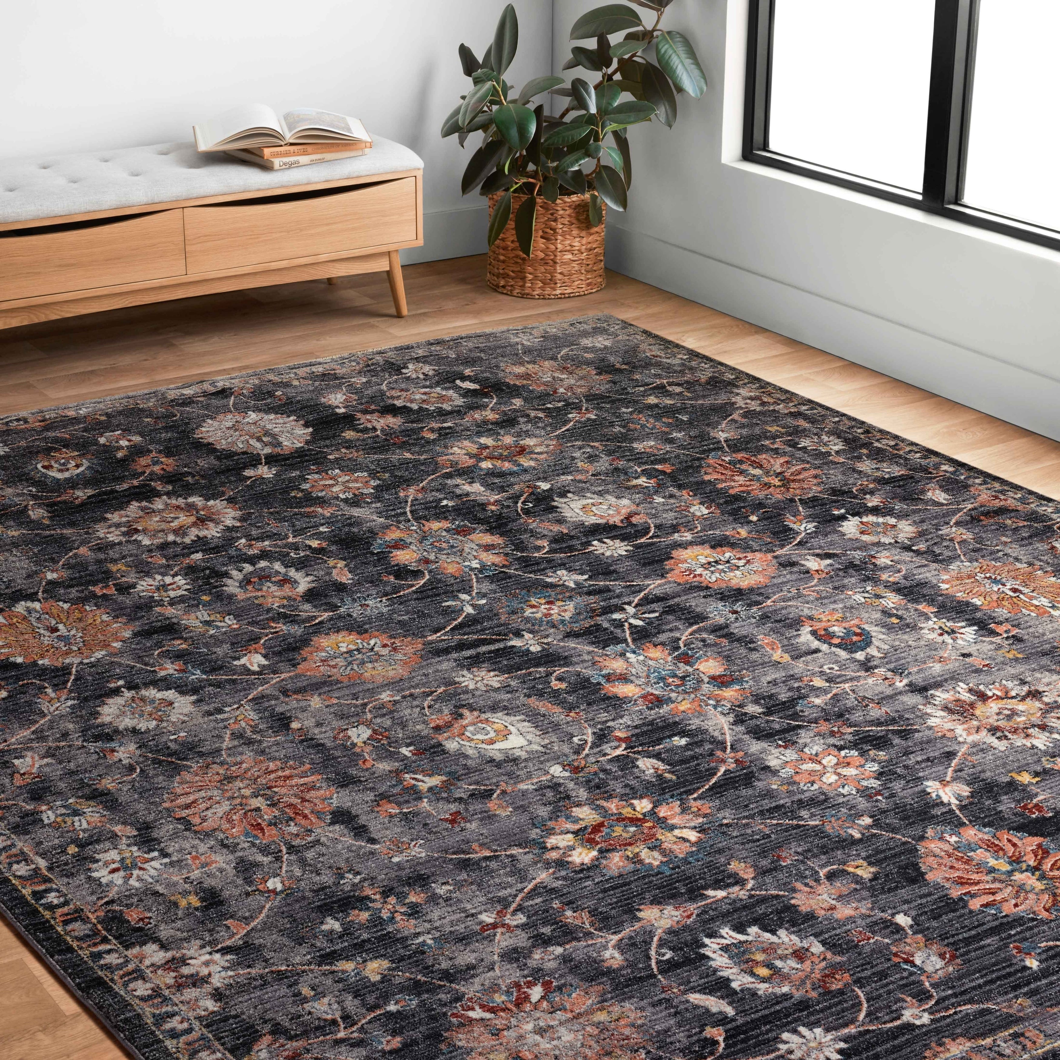 Alexander Home Hondo Floral And Botanical Persian Area Rug