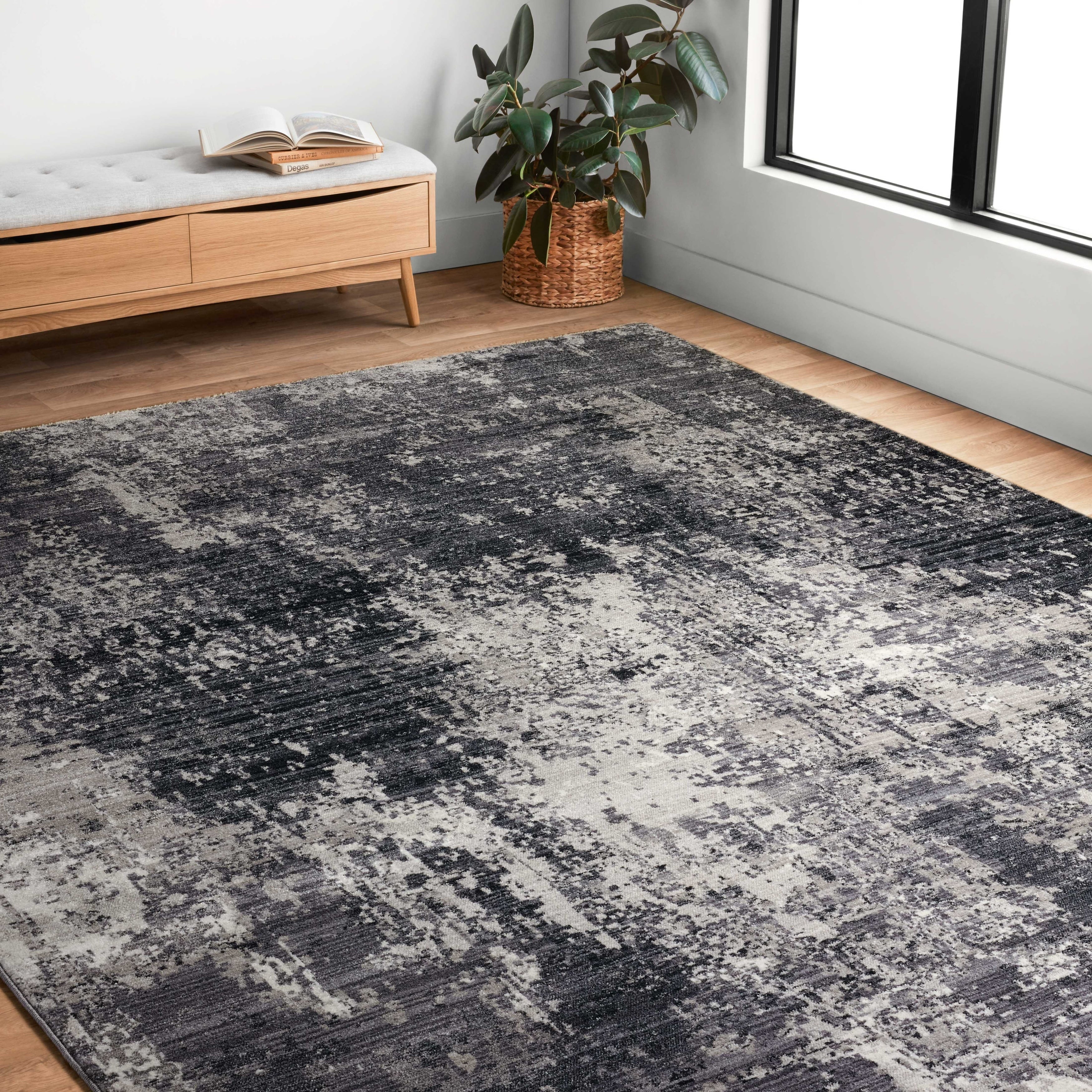 Alexander Home Hondo Mid Century Modern Oriental Area Rug