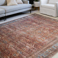 Alexander Home Isabelle Traditional Vintage Border Area Rug