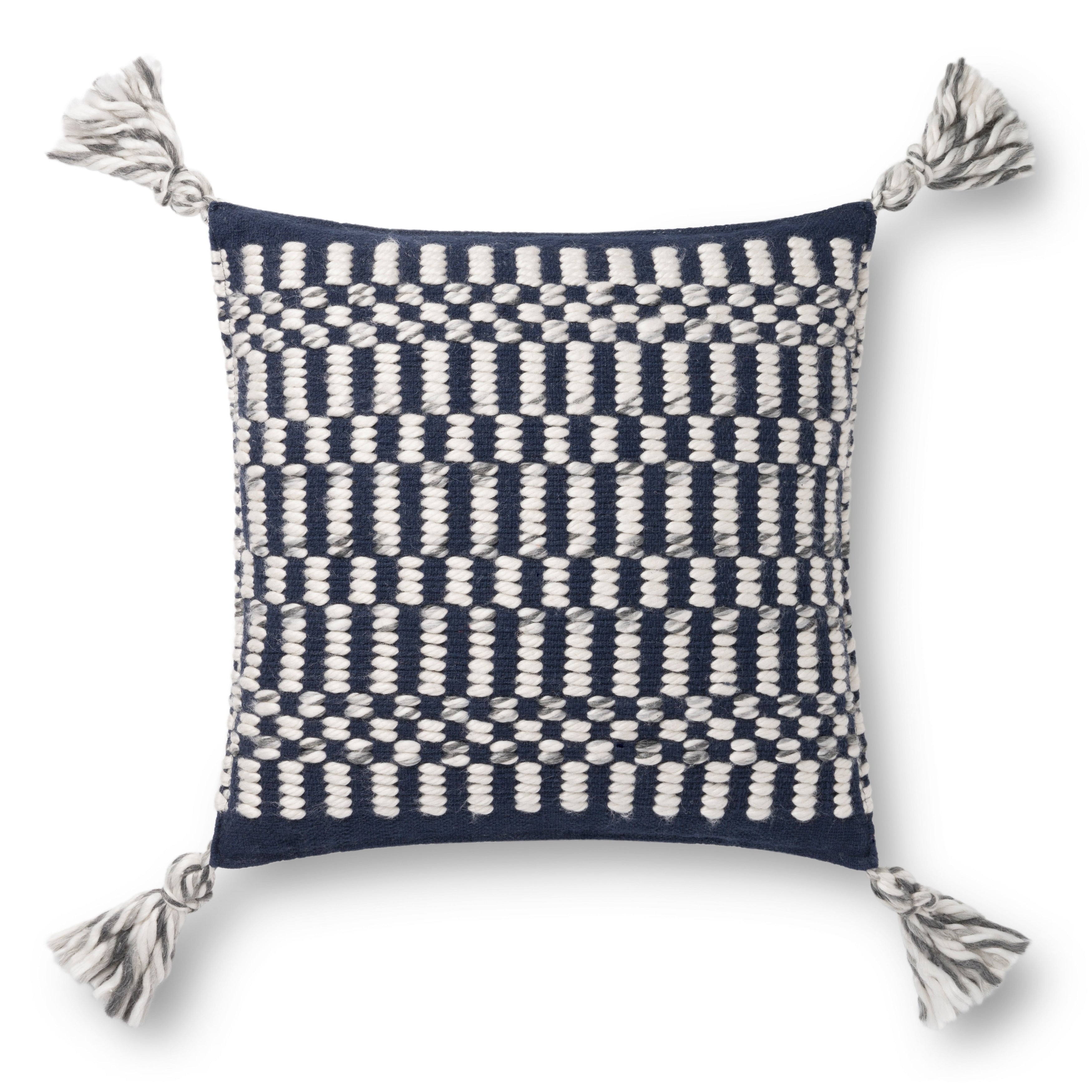 Alexander Home Jade Textured Nautical Throw Pillow