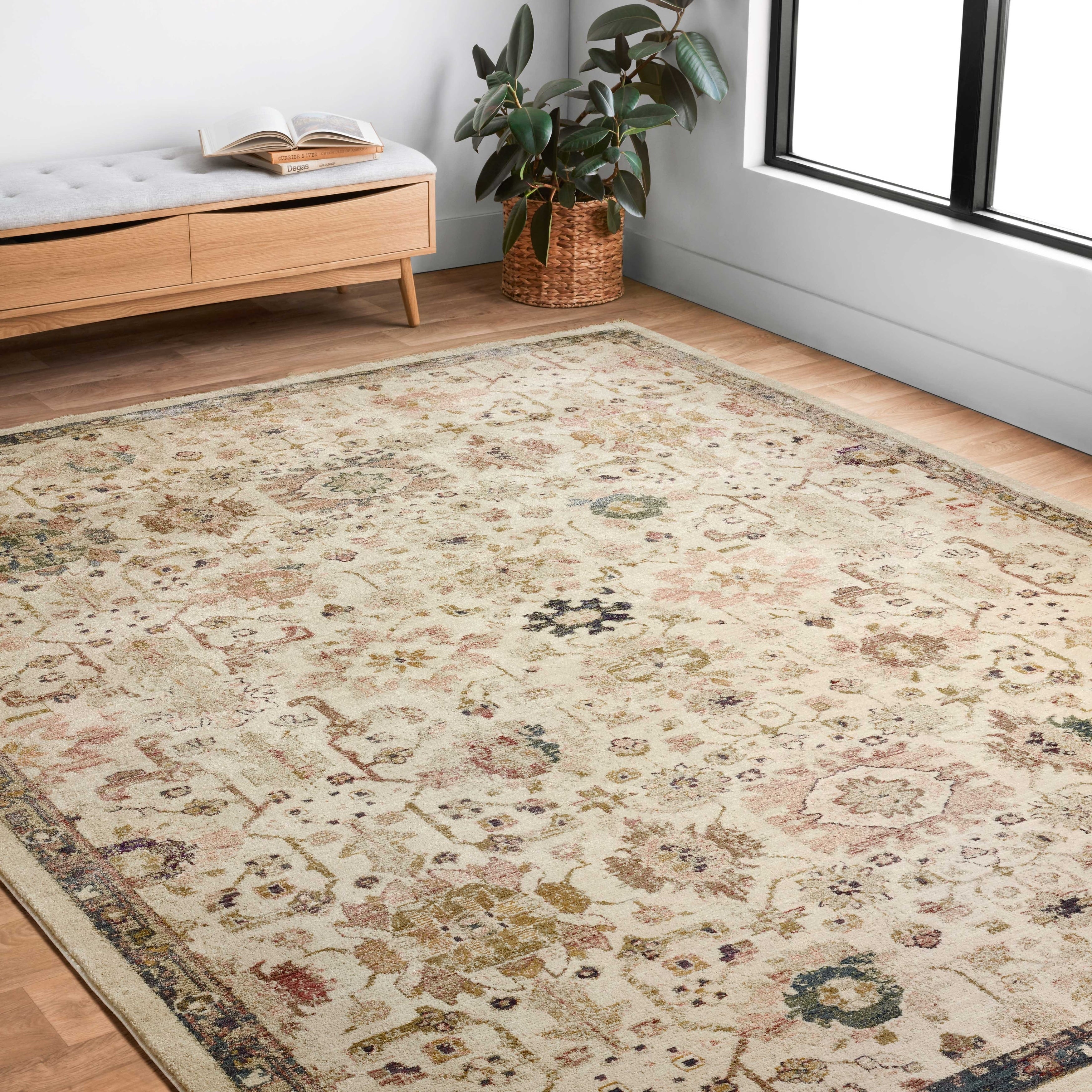 Alexander Home Jewel Shabby Chic Oriental Area Rug