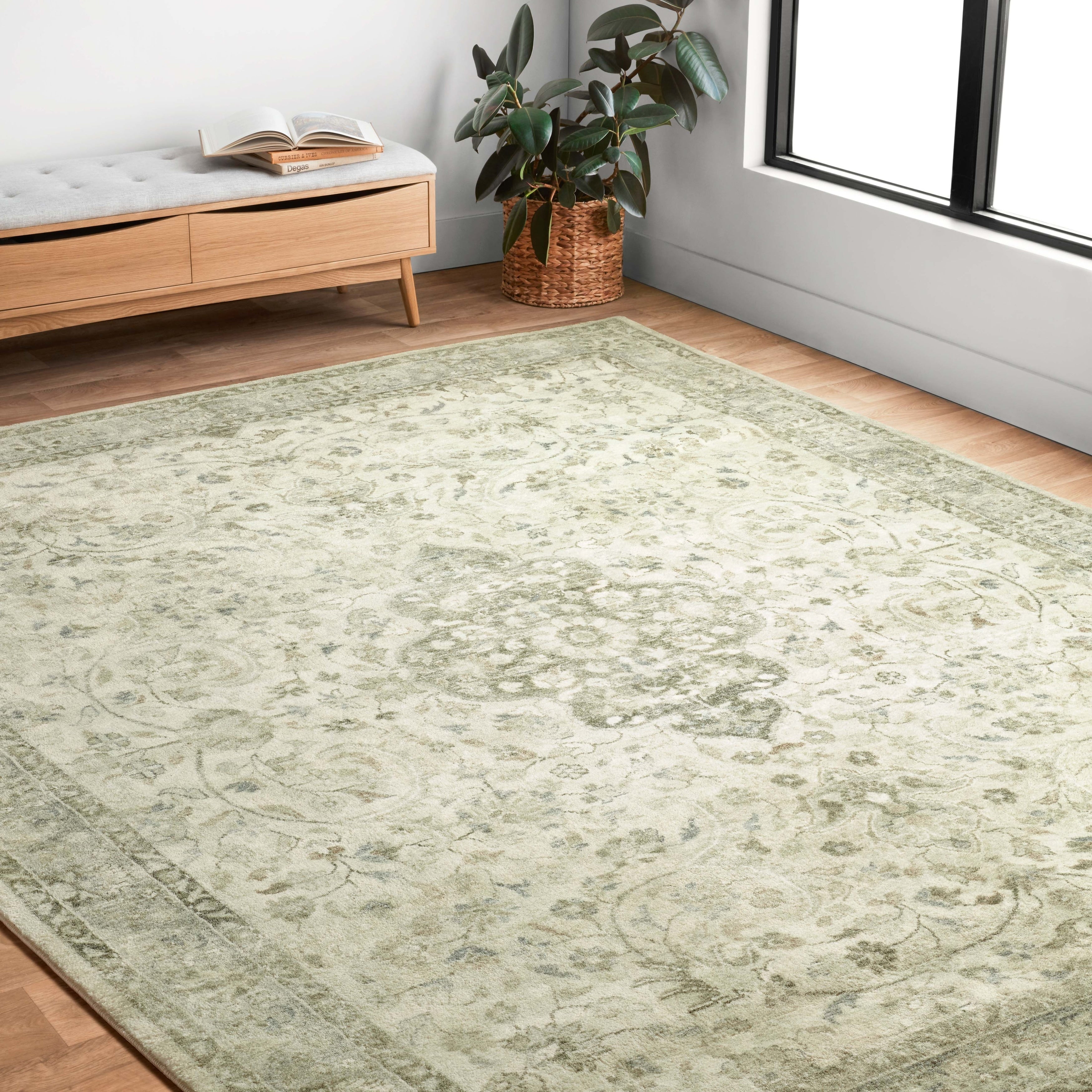 Alexander Home Juliet Ultra Soft Distressed Traditional Rug
