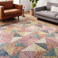 Alexander Home Kaleidoscope Geometric Hand Hooked Wool Rug