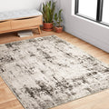 Alexander Home Keara Abstract Marble Distressed Contemporary Rug