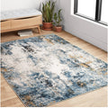 Alexander Home Keara Abstract Watercolor Distressed Contemporary Rug