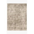 Traditional Beige Taupe Floral Distressed Rug 710 X 106
