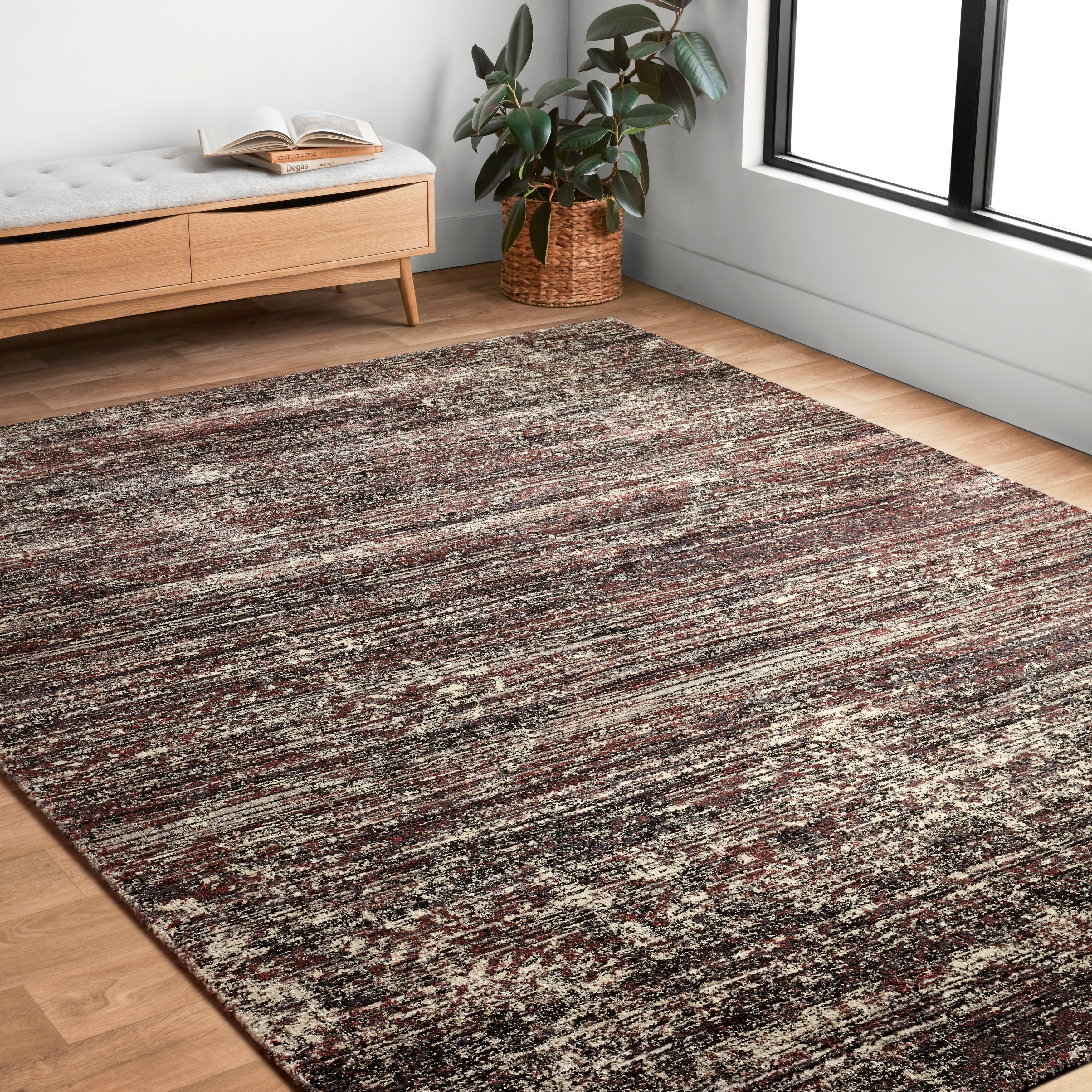 Alexander Home Lincoln Abstract Modern Contemporary Inspired Area Rug