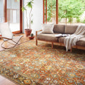 Alexander Home Luciano Distressed Botanical Oriental Rug