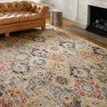 Alexander Home Luxe Antiqued Motif Distressed Area Rug