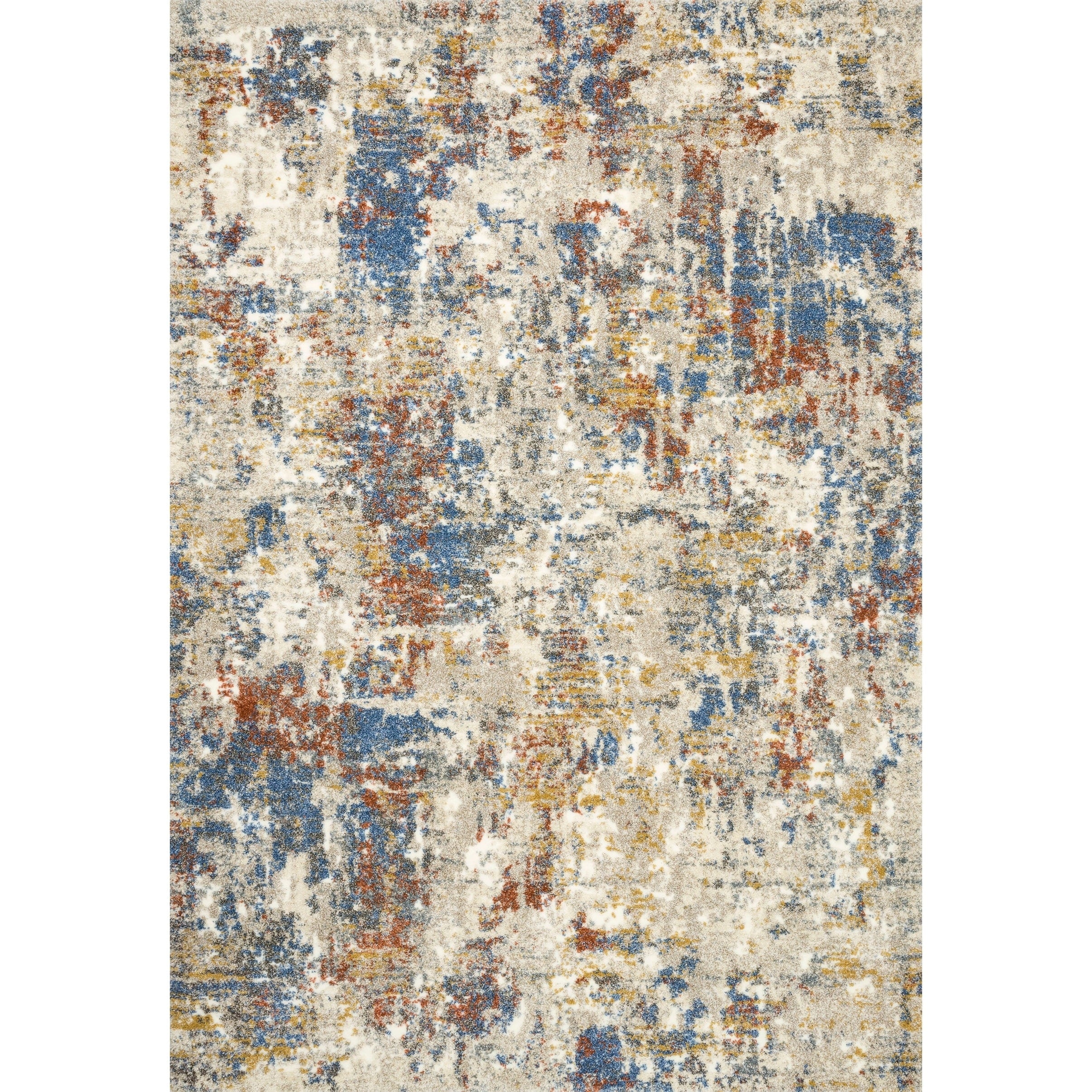 Mid Century Multi Grey Abstract Rug 810 X 127