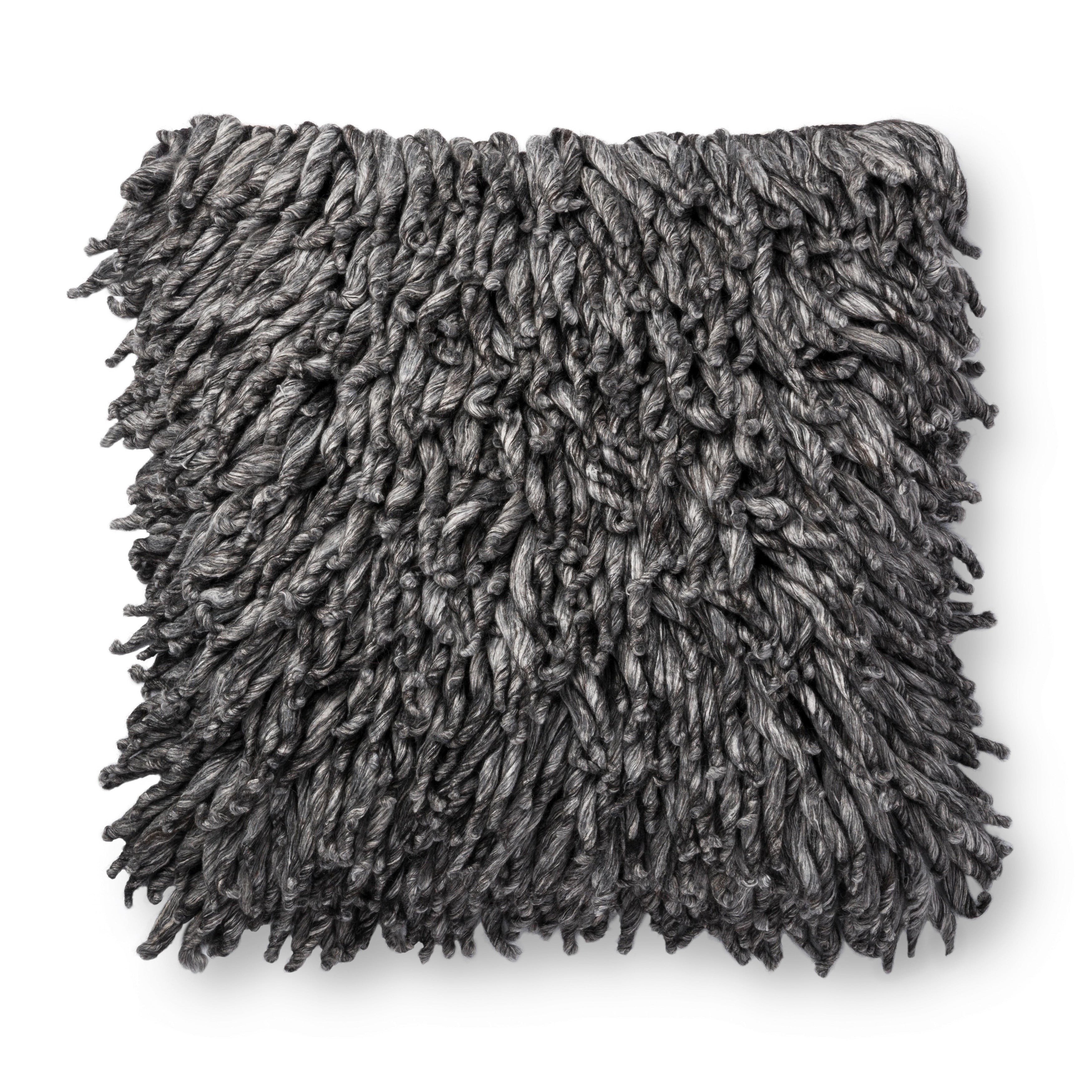 Alexander Home Mina Wool Shag Pillow