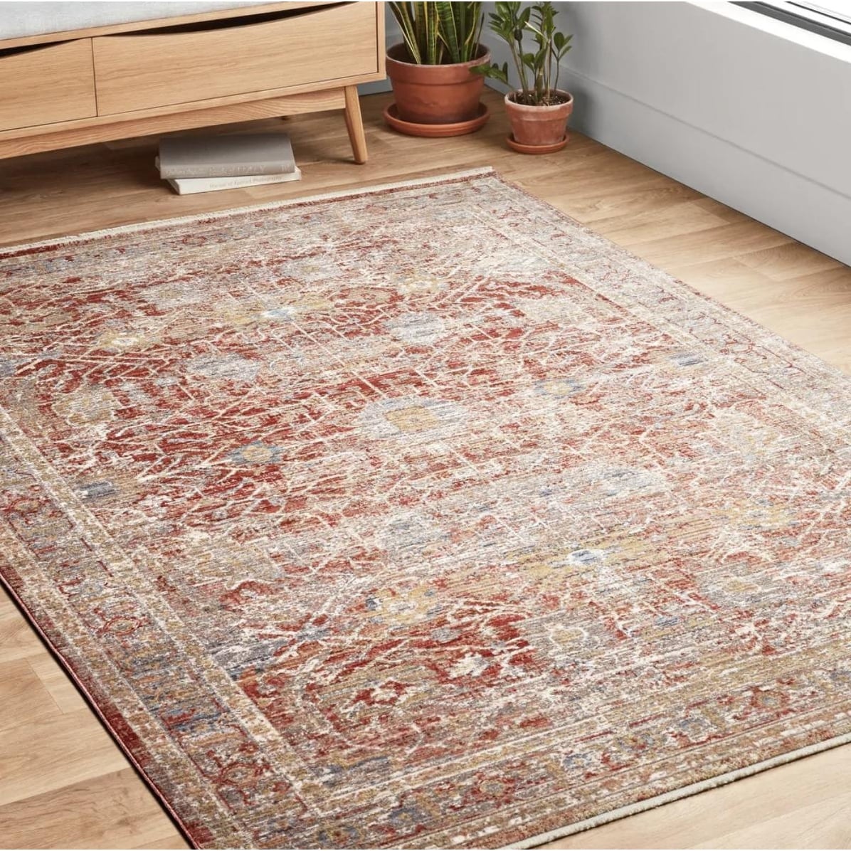 Alexander Home Nichole Collection Traditional Inspired Area Rug