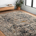 Alexander Home Reese Vintage Medallion Distressed Area Rug