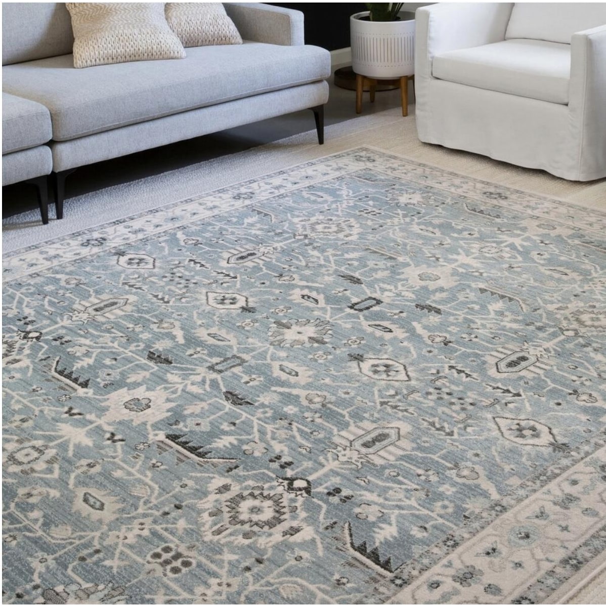 Alexander Home Oriental Floral Area Rug
