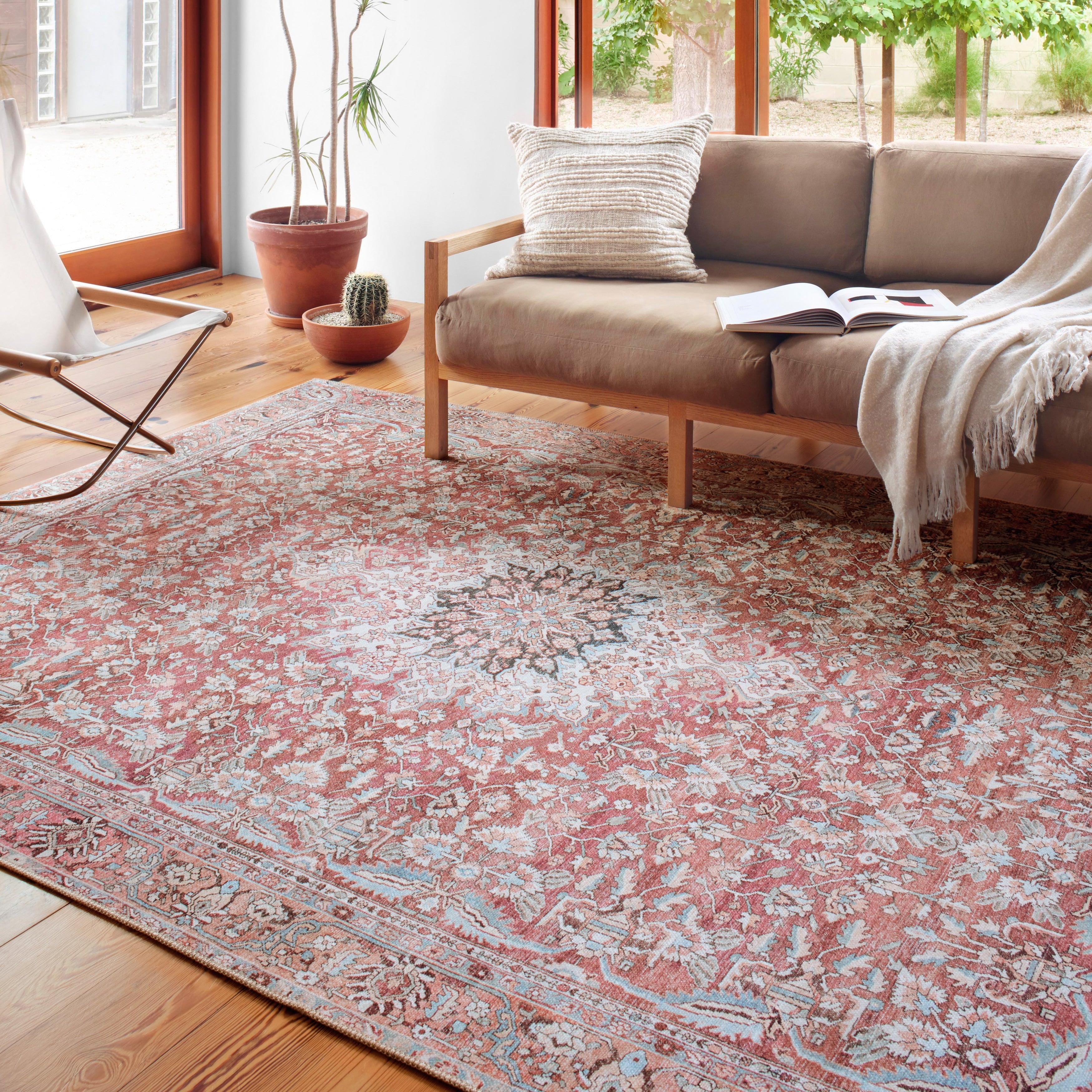 Alexander Home Sophia Printed Bohemian Floral Area Rug
