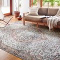 Alexander Home Sophia Printed Floral Medallion Vintage Area Rug