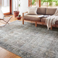 Alexander Home Sophia Printed Transitional Botanical Distressed Area Rug