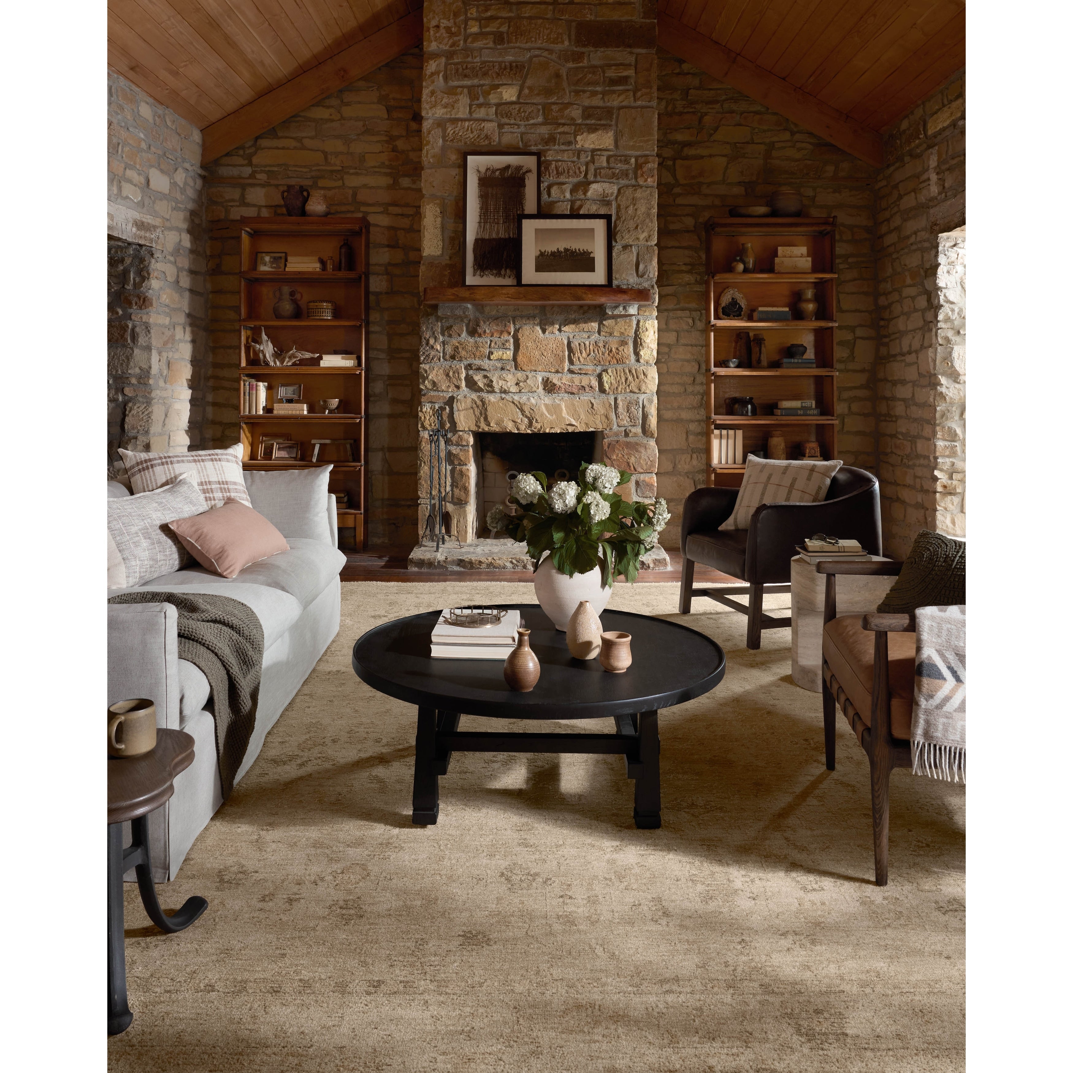 Alexander Home Willows Antique Low Pile Area Rug